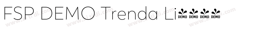 FSP DEMO Trenda Li字体转换 FSP DEMO Trenda Li字体转换